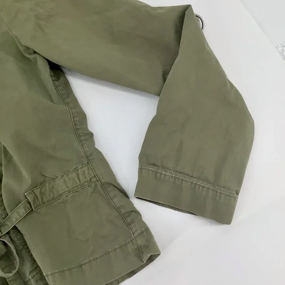 Lucky Brand Olive Green Jacket Utility Standard Issue Military Size XS - Picture 10 of 12